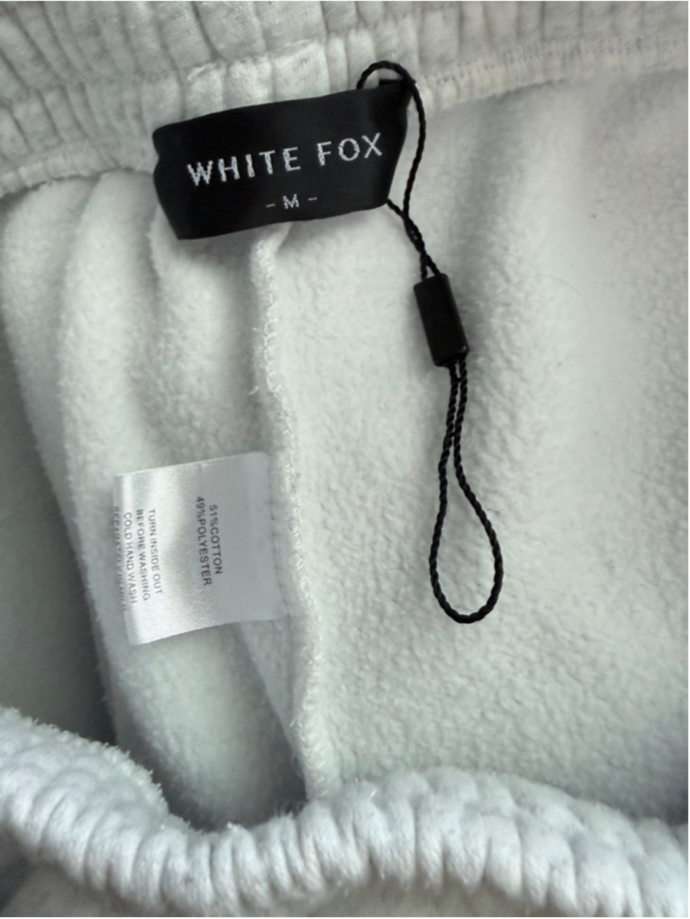 Women's White Fox Era 8 lounge, essentials Joggers M - Picture 6 of 6